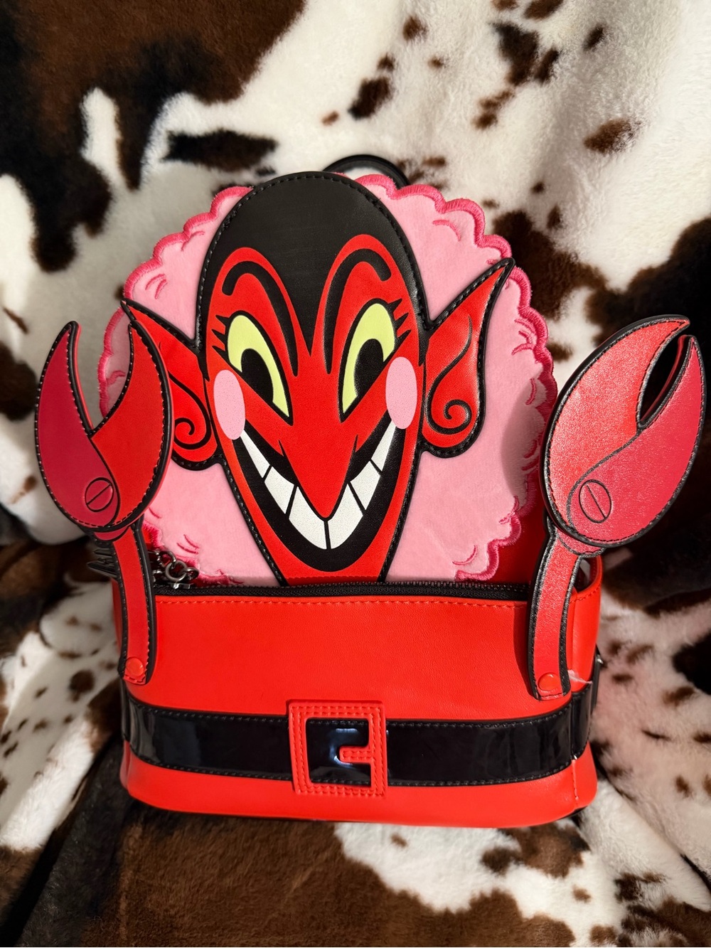 Loungefly Red & Black Powerpuff Girls Logo Bag - Picture 2 of 7